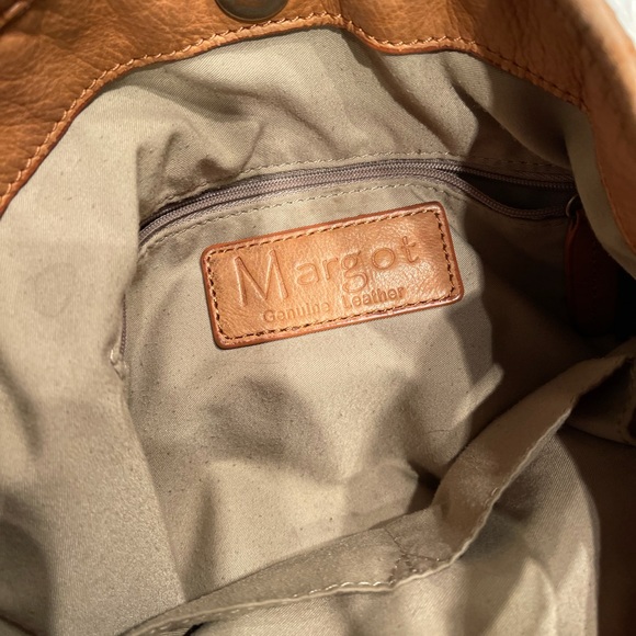 Margot Genuine Leather Fringe Hobo Purse - Picture 6 of 9